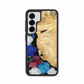 Galaxy S25 Wood Phone Case - Dewayne (Bloom, 781593) Dustproof Cover Tempered Screen Protector
