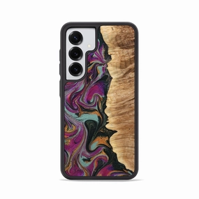 Galaxy S25 Wood Phone Case - Dion (Green, 779259) Easy Apply