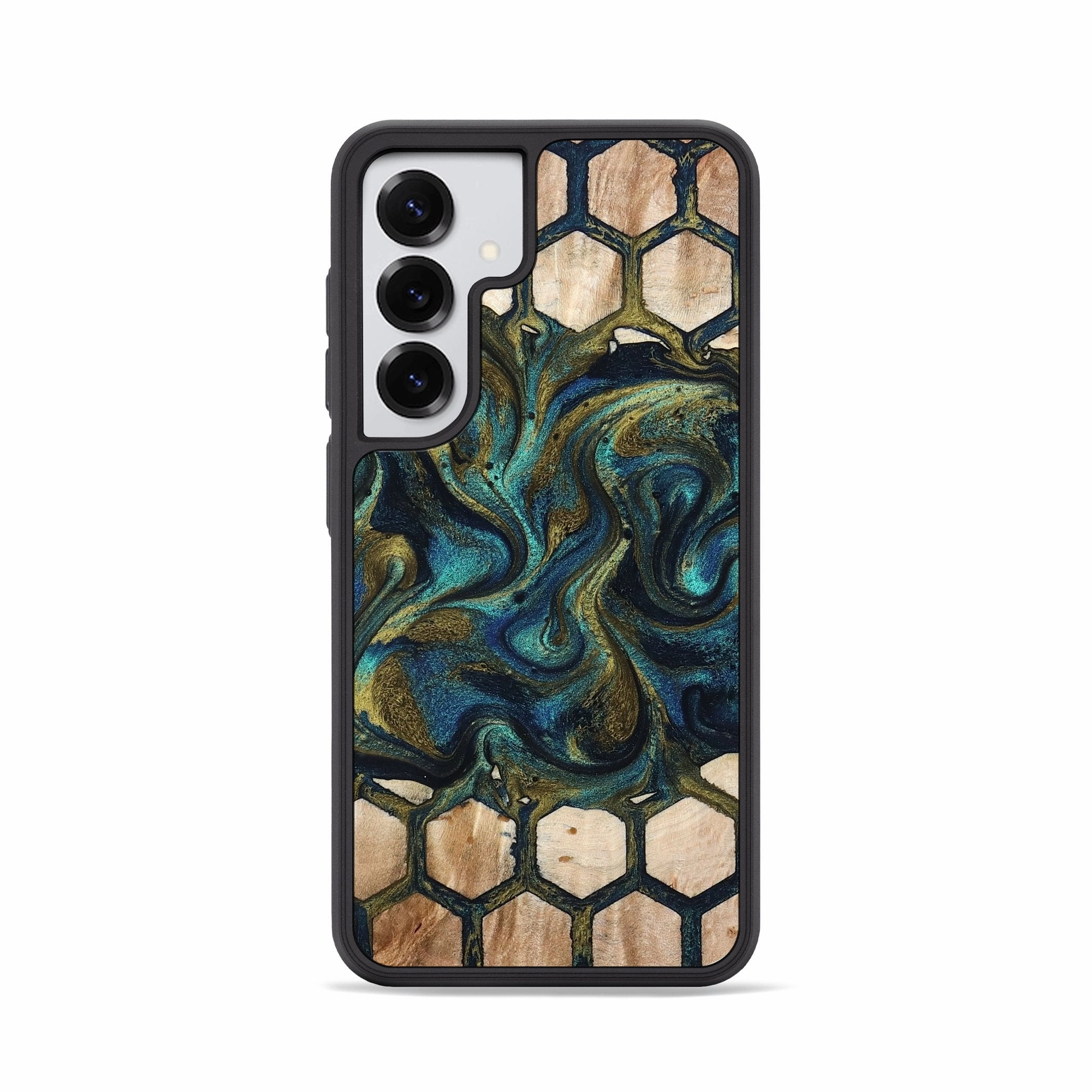 Protective Cover Raised Edges Galaxy S25 Wood Phone Case - Ernesto (Pattern, 777645)