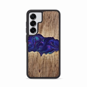 Impact Protection Galaxy S25 Wood Phone Case - Gaston (Purple, 767907)