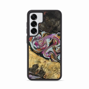 Reinforced Corners Galaxy S25 Wood Phone Case - Gaven (Green, 777611)