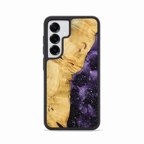 Anti Spy Anti Oil Film Galaxy S25 Wood Phone Case - Geri (Cosmos, 774841)