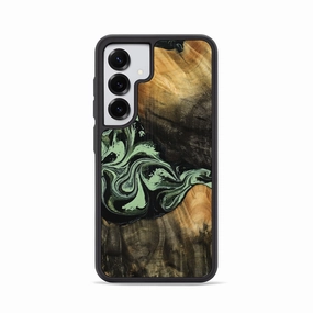 Galaxy S25 Wood Phone Case - Gladys (Green, 770473) Anti Finger Stain