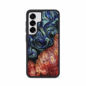 Galaxy S25 Wood Phone Case - Halley (Green, 780074) Shock Guard