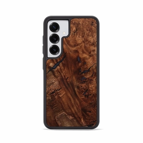 Galaxy S25 Wood Phone Case - Hanna (Wood Burl, 781867) Anti Finger Streak
