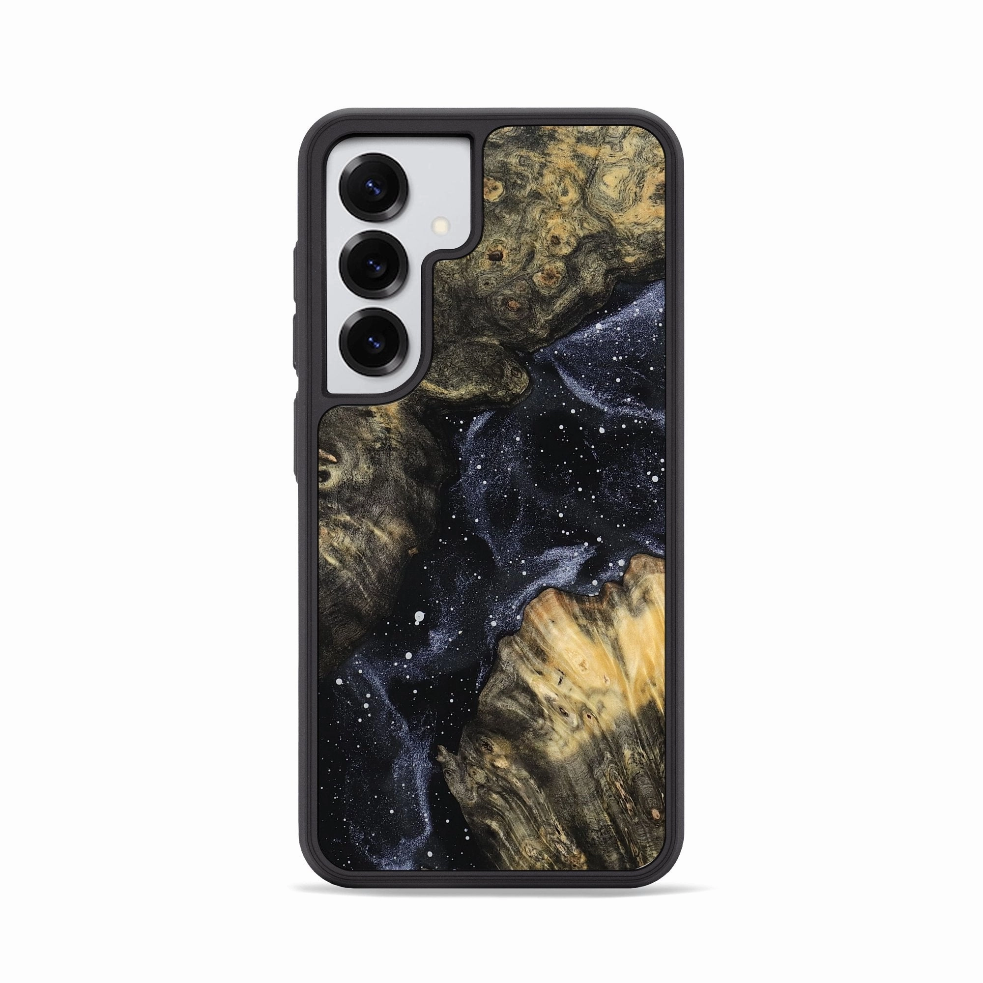 Galaxy S25 Wood Phone Case - Hilma (Cosmos, 781906) Bubble Free Installation Anti Spy