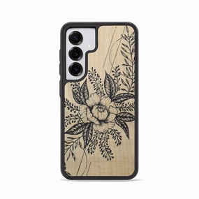 Galaxy S25 Wood Phone Case - Hope - Maple (Curated) Scratch Resistant Glass Shock Absorption