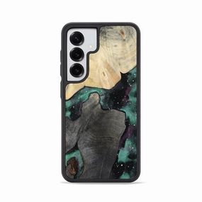 Anti Reflection Coating Reinforced Corners Galaxy S25 Wood Phone Case - Inga (Cosmos, 781952)
