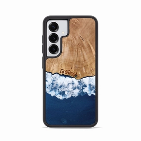 Galaxy S25 Wood Phone Case - Jace (Coastal, 774318) Fingerprint Resistant Coating
