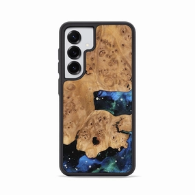 Shock Absorbing Smooth Touch Galaxy S25 Wood Phone Case - Jadyn (Cosmos, 777930)