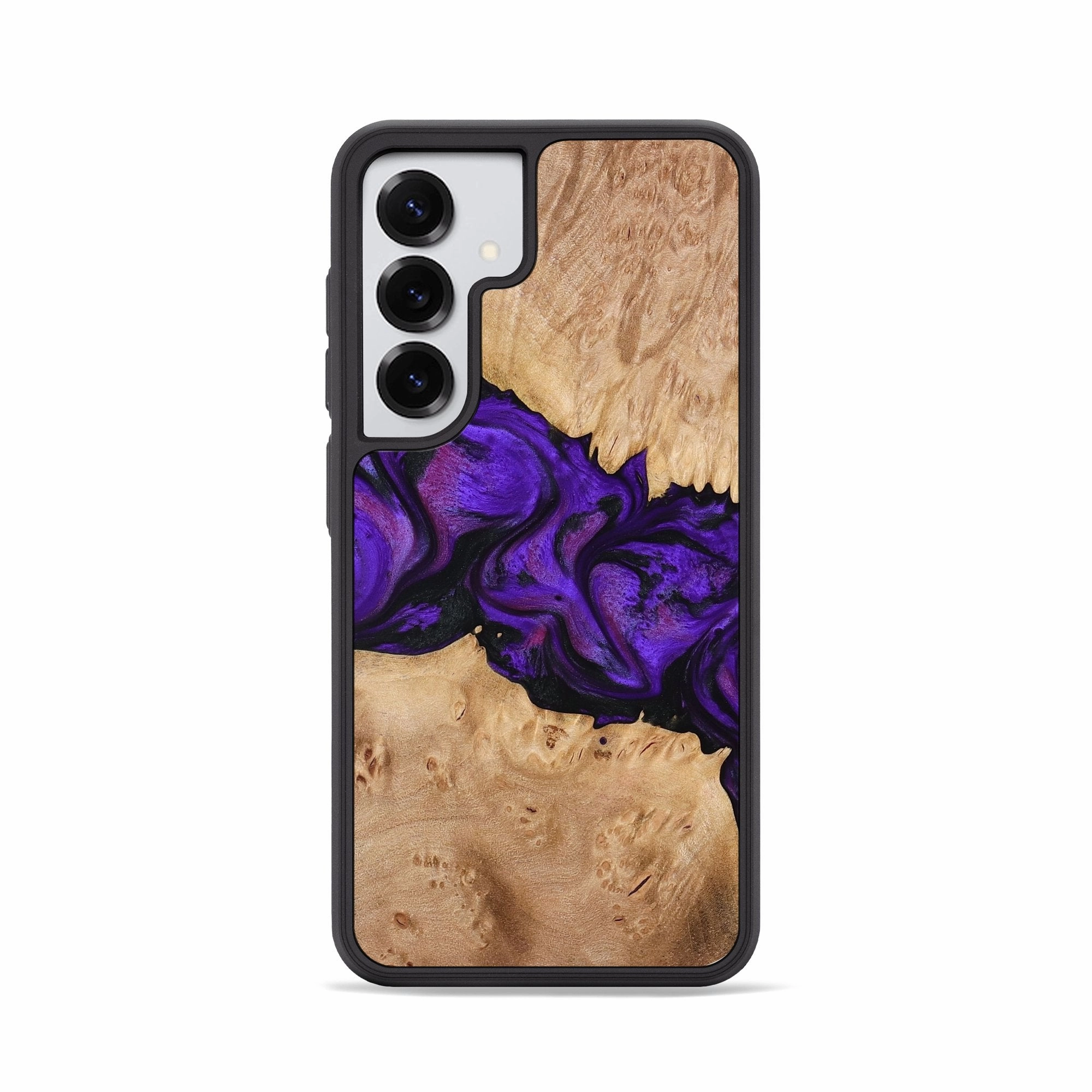 Anti Static Galaxy S25 Wood Phone Case - Jahmir (Purple, 774720)
