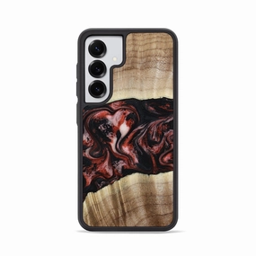 Galaxy S25 Wood Phone Case - Jamie (Red, 781056) Drop Protection