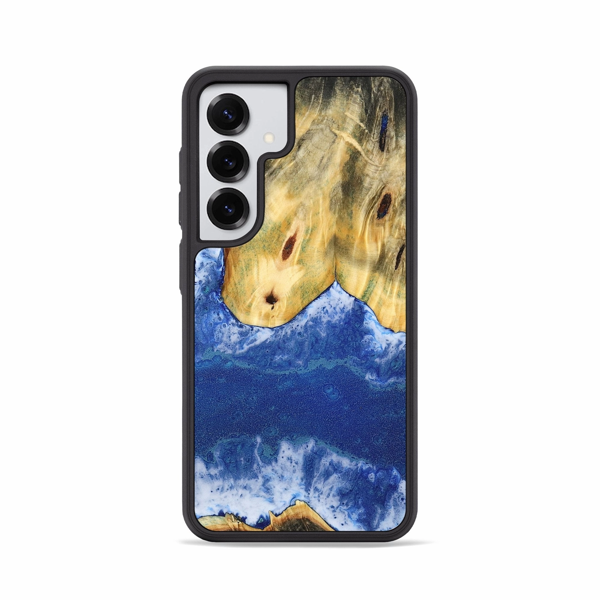 Anti Shock Film Scratch Resistant Galaxy S25 Wood Phone Case - Jamiya (Coastal, 780105)