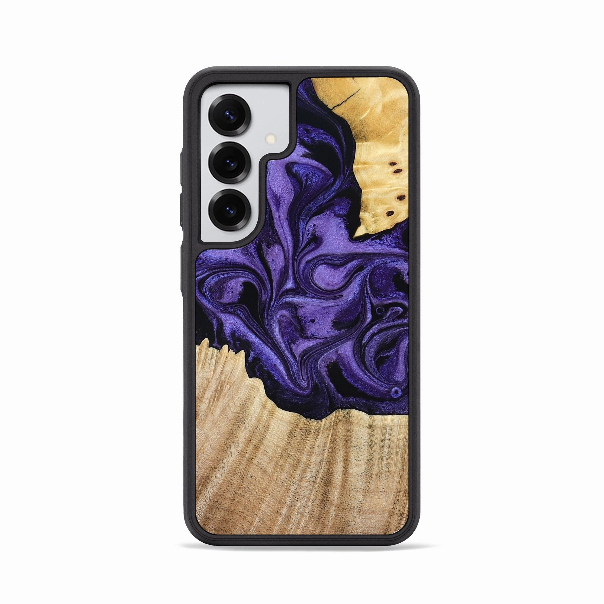 Ultra Thin Galaxy S25 Wood Phone Case - Janay (Purple, 781111)