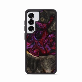Galaxy S25 Wood Phone Case - Julisa (Red, 778288) Anti Static Film