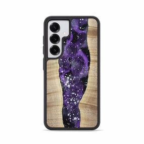 Galaxy S25 Wood Phone Case - June (Cosmos, 777215) Anti Finger Stain