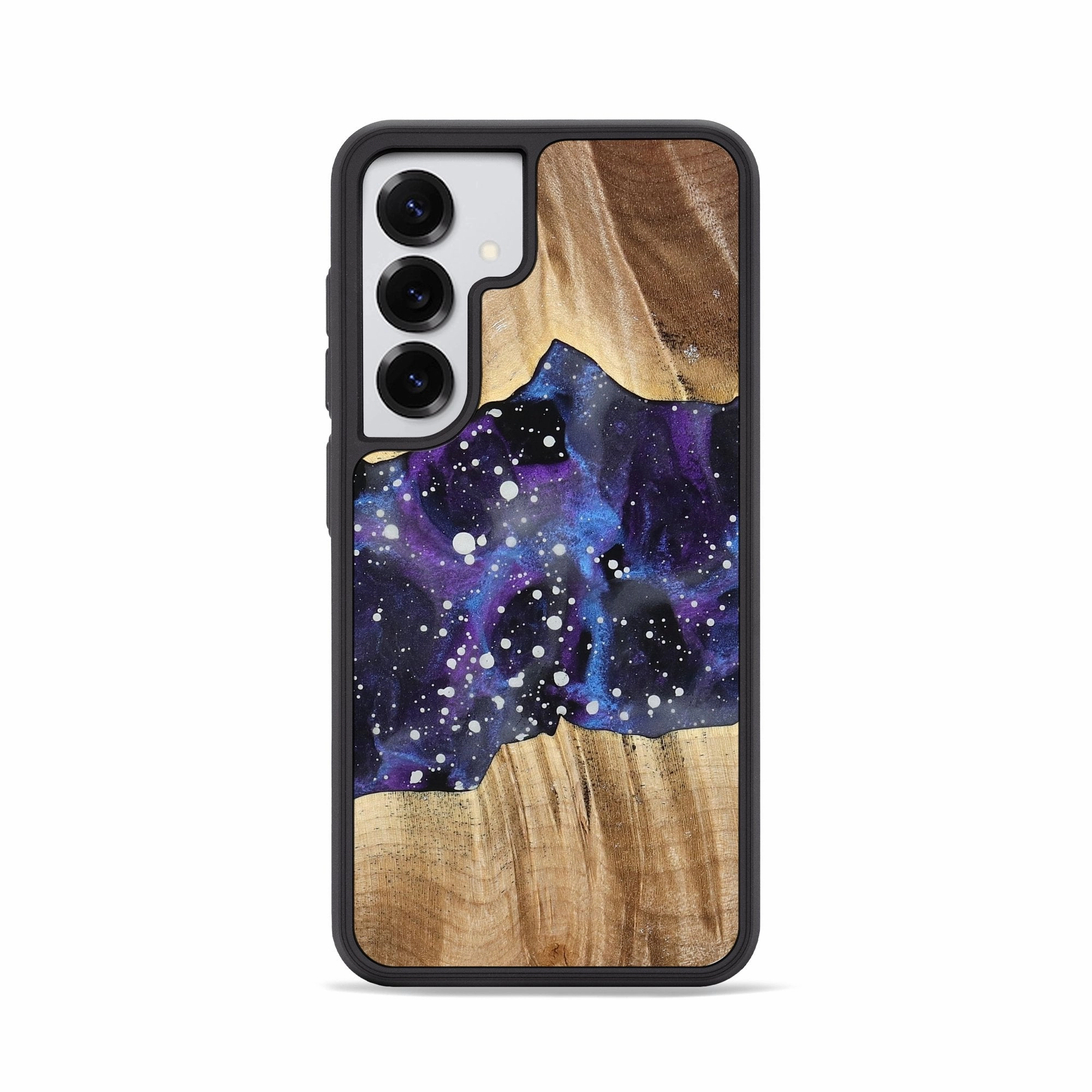 Galaxy S25 Wood Phone Case - Kacey (Cosmos, 776463) Soft Edge Edge to Edge Protection