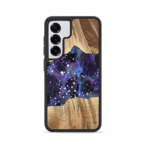 Galaxy S25 Wood Phone Case - Kacey (Cosmos, 776463) Soft Edge Edge to Edge Protection