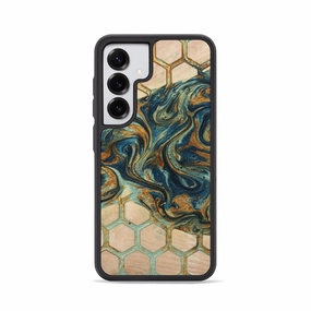 Galaxy S25 Wood Phone Case - Kaiden (Pattern, 775935) Edge Protection Anti Finger Smear