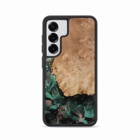 Galaxy S25 Wood Phone Case - Kaylah (Cosmos, 772471) Impact Protection Crystal Clear