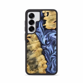 Anti Oil Film Galaxy S25 Wood Phone Case - Kobe (Blue, 773195)