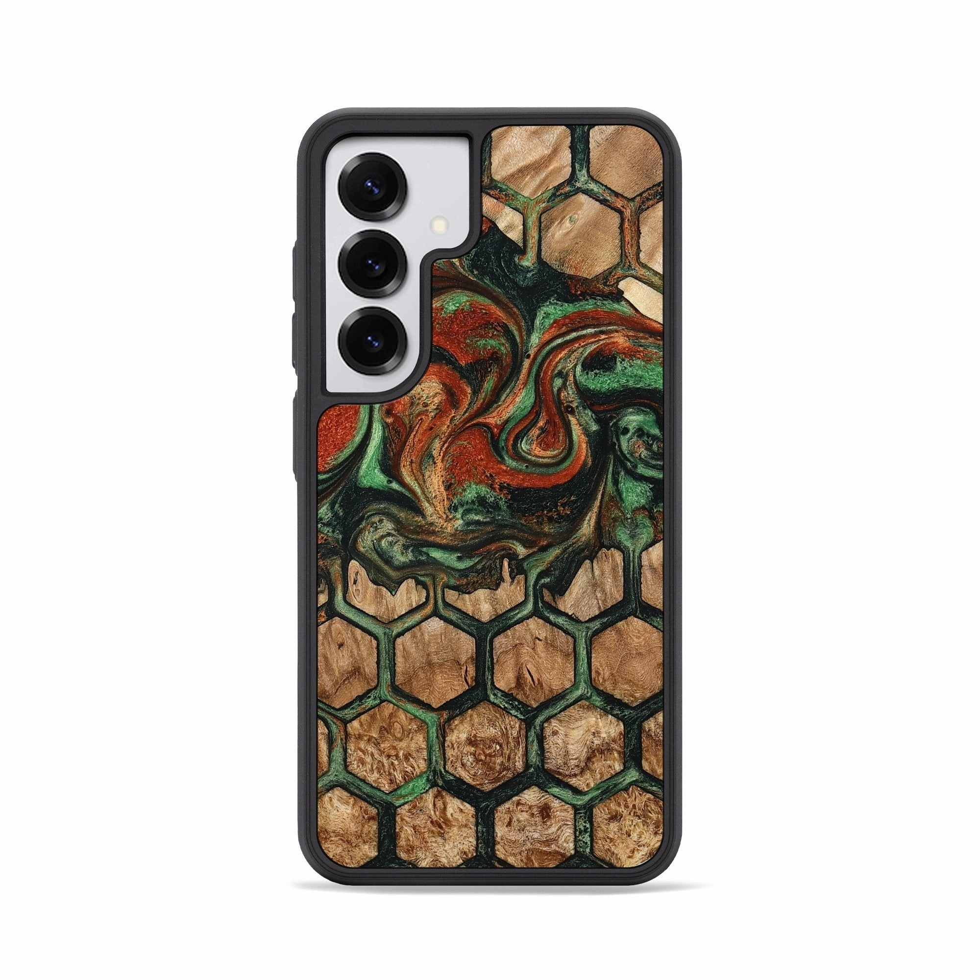 Galaxy S25 Wood Phone Case - Kristal (Pattern, 776225) Ultra Thin Grip Friendly