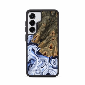 Edge Guard Galaxy S25 Wood Phone Case - Krysten (Blue, 770574)