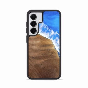 Galaxy S25 Wood Phone Case - Lakesha (Coastal, 775091) Anti Fingerprint Shield Anti Scratch Coating