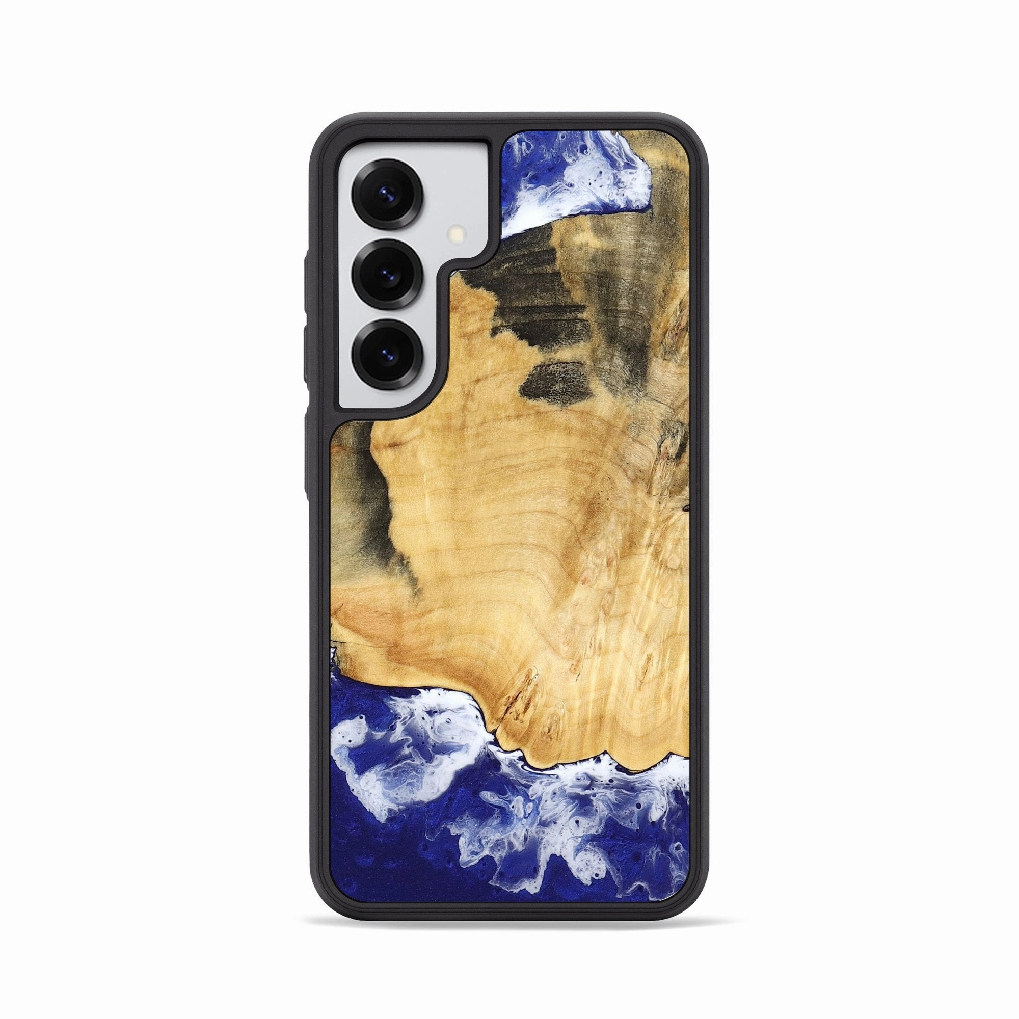 Protective Layer Anti Finger Oil Coating Galaxy S25 Wood Phone Case - Latonia (Coastal, 776609)