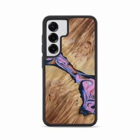 Anti Scratch Shield Galaxy S25 Wood Phone Case - Lavinia (Blue, 780890)