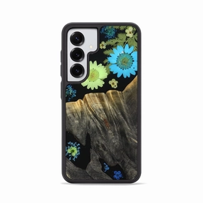 Galaxy S25 Wood Phone Case - Maggie (Bloom, 781608) Shockproof Ultra Clear