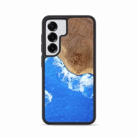 Galaxy S25 Wood Phone Case - Malaki (Coastal, 780337) Case Friendly Glass Raised Edges
