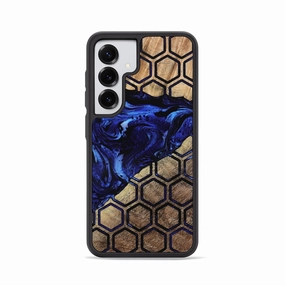 Galaxy S25 Wood Phone Case - Margot (Pattern, 775922) Anti Finger Oil Coating Anti Finger Smudge Film