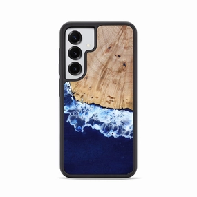 Galaxy S25 Wood Phone Case - Mario (Coastal, 780110) Anti Finger Streak