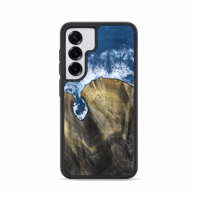 Galaxy S25 Wood Phone Case - Marylyn (Coastal, 781819) Water Resistant Crystal Clear