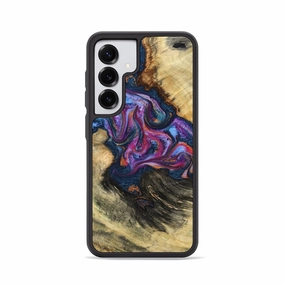 Galaxy S25 Wood Phone Case - Meaghan (Fire & Ice, 781781) Anti Fog HD Screen Protector