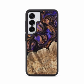 Galaxy S25 Wood Phone Case - Mellisa (Purple, 767910) Easy Apply