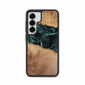 Anti Fingerprint Screen Anti Finger Grease Galaxy S25 Wood Phone Case - Micaela (Cosmos, 778611)