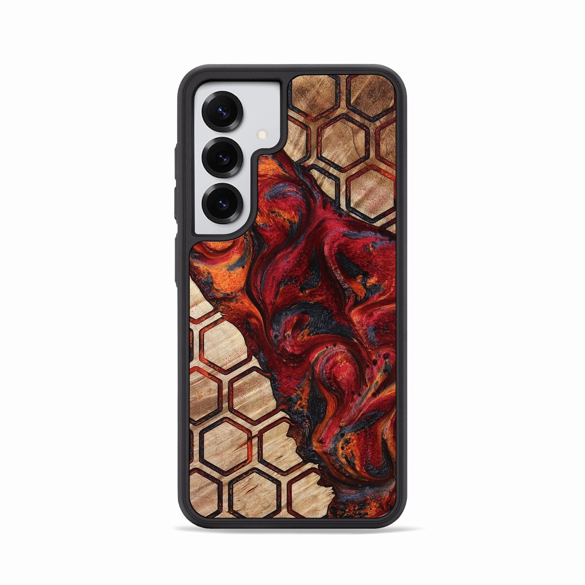 Galaxy S25 Wood Phone Case - Mina (Pattern, 779436) Anti Dust Film