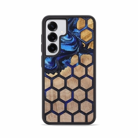Anti Glare Anti Yellowing Galaxy S25 Wood Phone Case - Minnie (Pattern, 780256)