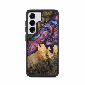 Galaxy S25 Wood Phone Case - Mireya (Purple, 770582) Case Friendly