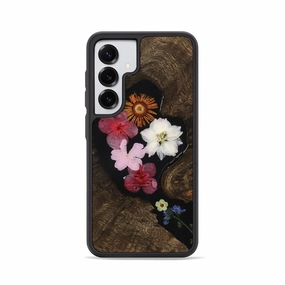 Anti Static Smooth Touch Galaxy S25 Wood Phone Case - Musa (Bloom, 781598)