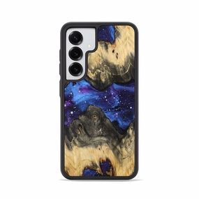 Galaxy S25 Wood Phone Case - Naima (Cosmos, 781891) Scratch Resistant Glass