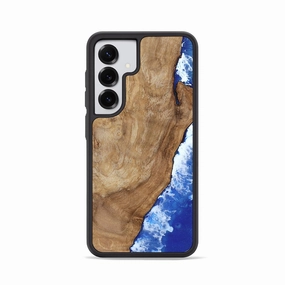 Shock Absorbing Galaxy S25 Wood Phone Case - Nylah (Coastal, 780933)
