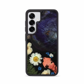 Drop Resistant Anti Finger Smudge Film Galaxy S25 Wood Phone Case - Olaf (Bloom, 781398)