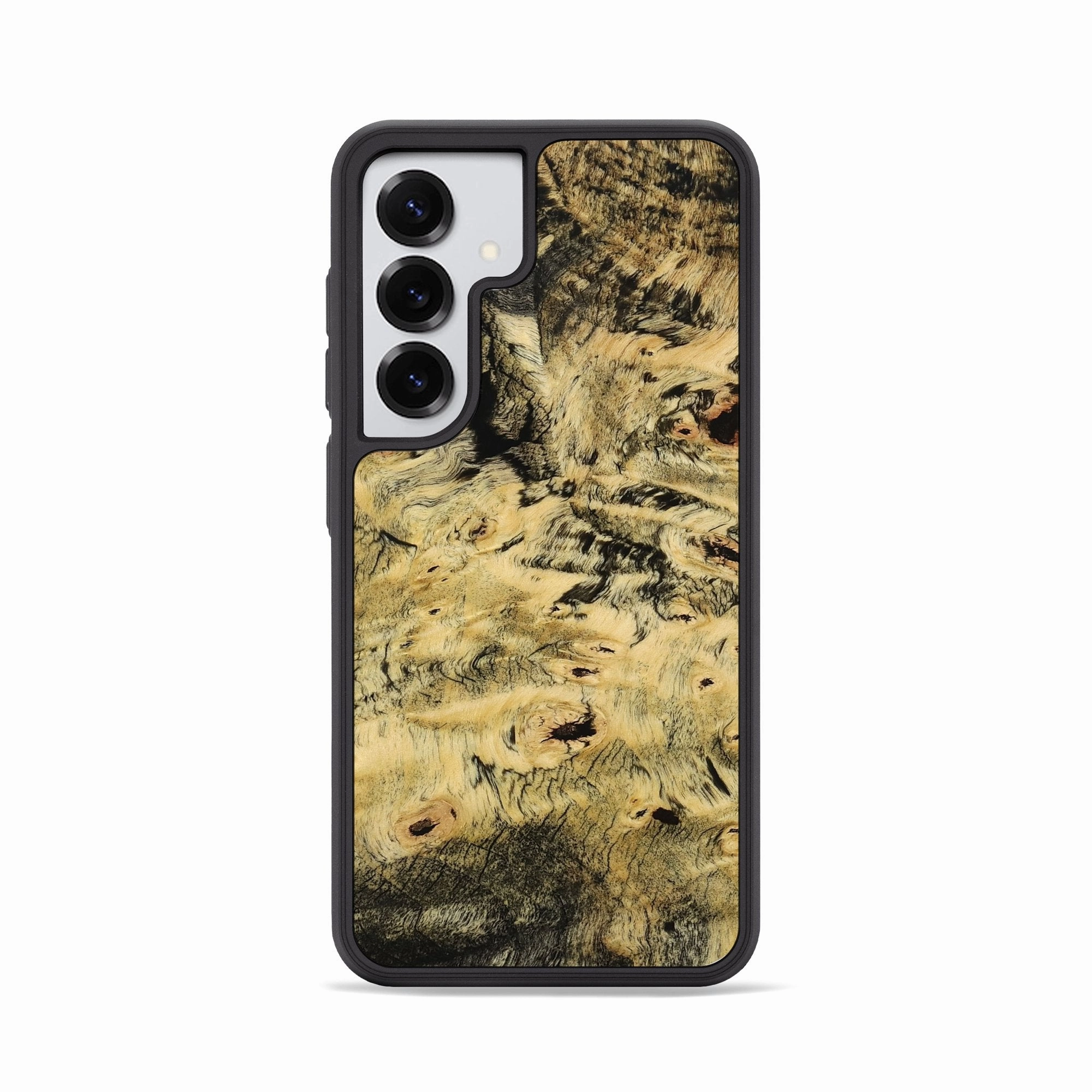 Anti Scratch Coating Bubble Free Screen Galaxy S25 Wood Phone Case - Peggie (Wood Burl, 779570)