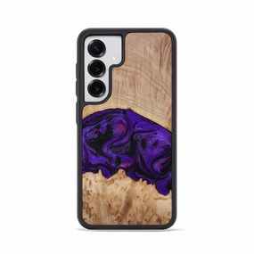 Galaxy S25 Wood Phone Case - Raelyn (Purple, 772535) Edge Guard Drop Protection