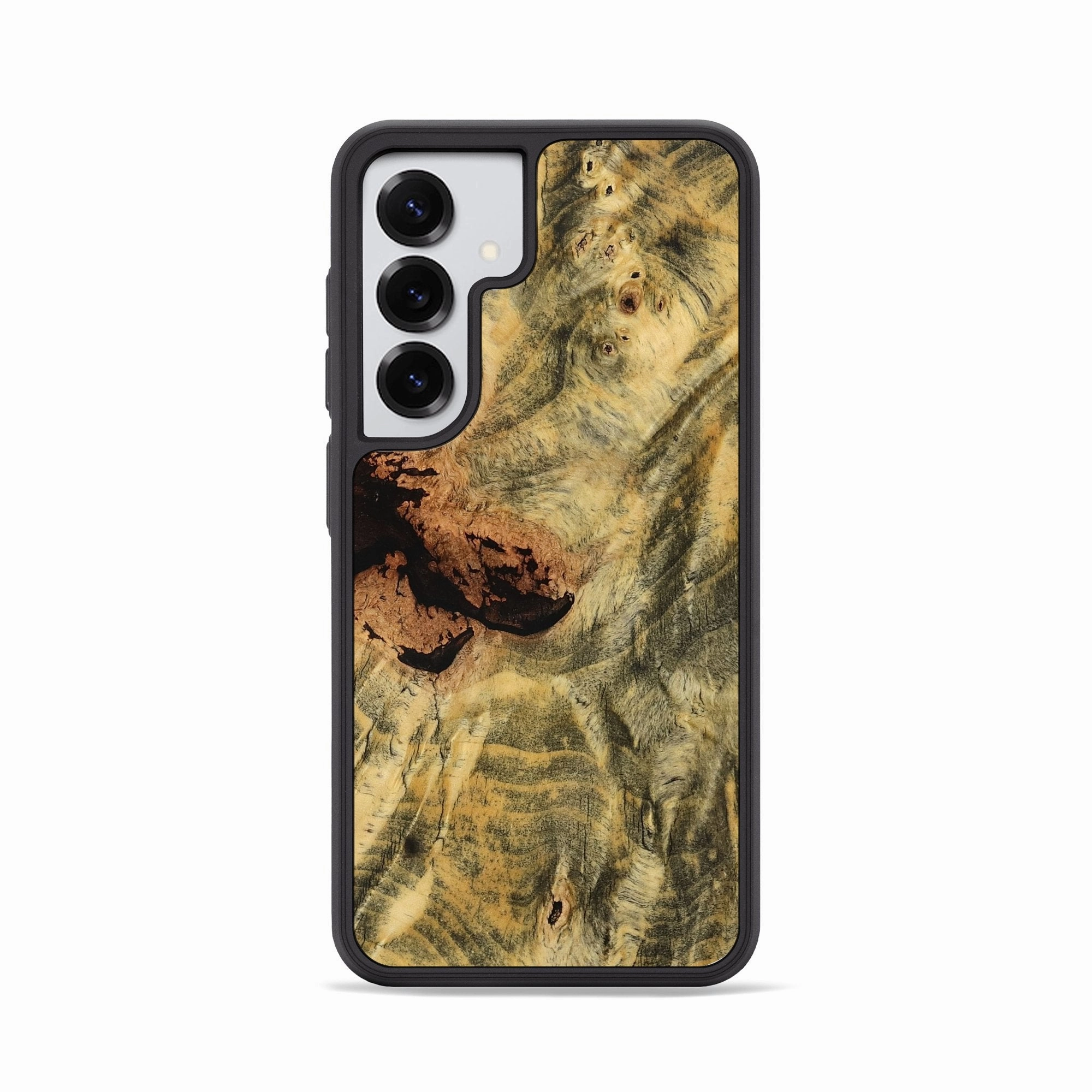 Anti Yellowing Film Galaxy S25 Wood Phone Case - Rob (Wood Burl, 779314)