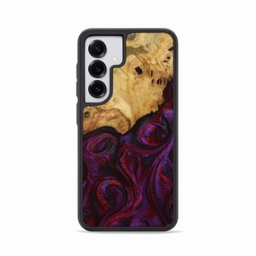 Case Friendly Protective Film Galaxy S25 Wood Phone Case - Robb (Purple, 772087)