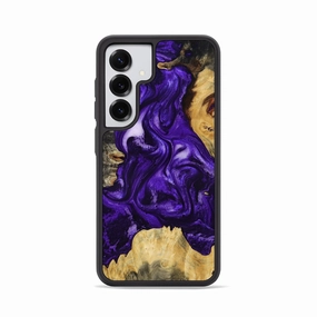 Case Friendly Glass Galaxy S25 Wood Phone Case - Rudy (Purple, 781680)